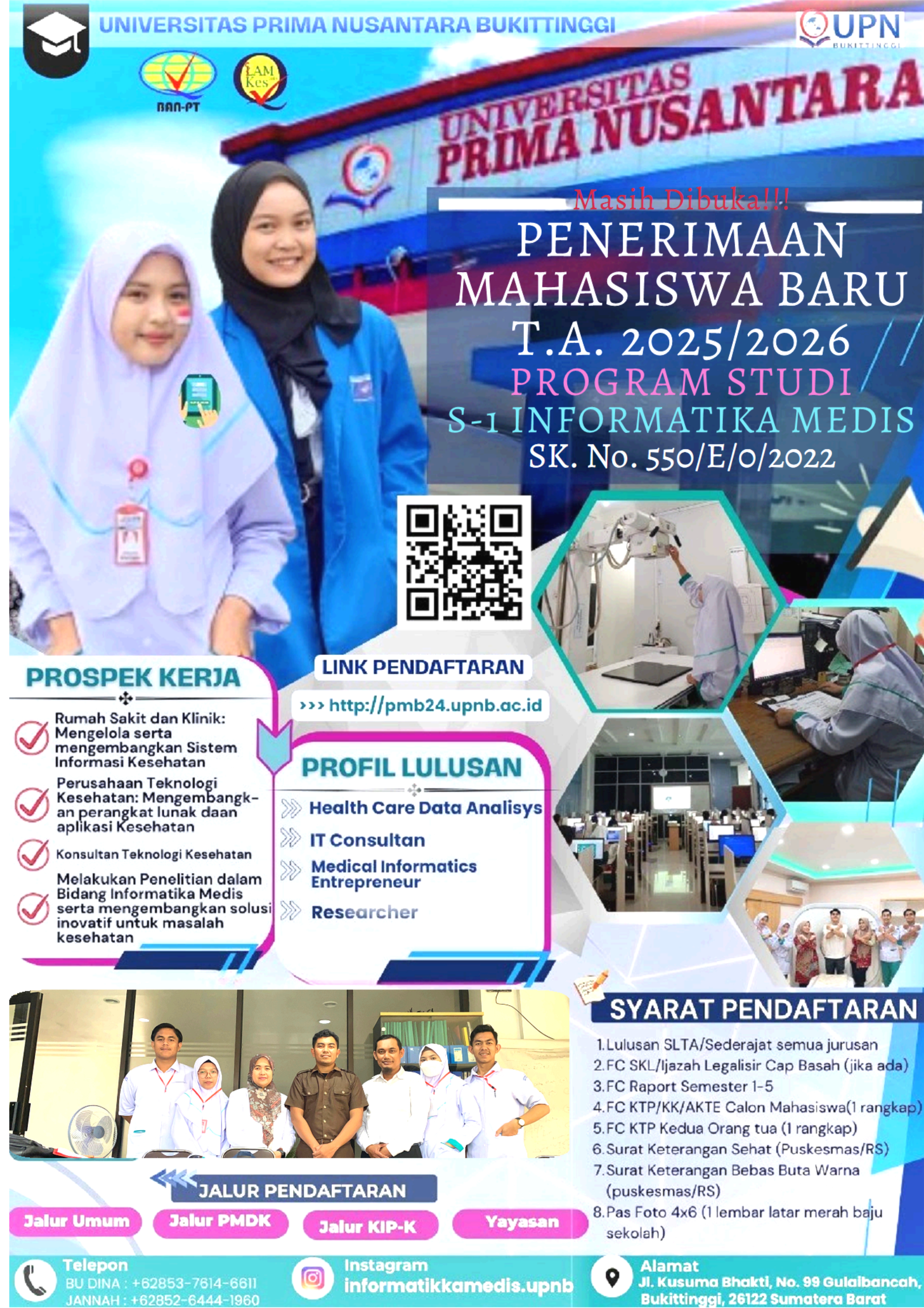 BROSUR S1 INFORMATIKA MEDIS - UPN BUKITTINGGI 2026